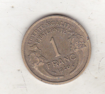 bnk mnd Franta 1 franc 1940 foto