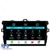 Navigatie Dedicata Toyota Corolla (2006-2013), 9Inch, 8Gb Ram, 256Gb Stocare, Carplay Performance AutoTuning