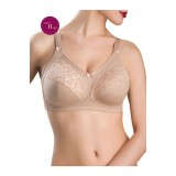 Sutien dantelat fără &icirc;ntărituri si arcuri, Conte Suprema RB7020 - Bej, 90G