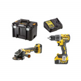 Twin KIT Masini de Gaurit DeWalt DCK2020P2T 18 V