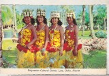 bnk cp Hawaii - Femei in costume populare - circulata spre Romania 1980