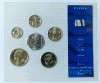 CIPRU - SET 6 MONEDE DE CIRCULATIE UNC-- ANI DIFERITI - - 1, 2, 5, 10, 20, 50 CENTI, Europa, Cupru (arama)