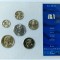 CIPRU - SET 6 MONEDE DE CIRCULATIE UNC-- ANI DIFERITI - - 1, 2, 5, 10, 20, 50 CENTI