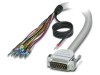 Cablu PHOENIX CONTACT D-Sub 15 pini 2m PVC IP54 cod 2926467 gri