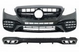 Kit Exterior compatibil cu Mercedes E-Class W213 (2016-2019) E63 Design Ornamente Tobe Crom CBMBW213AMGE63B