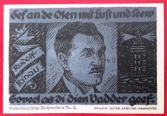 Germania notgeld 10 mark 1922 Hannover ** foto
