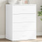 vidaXL Dulap, alb, 60x39x80 cm, lemn prelucrat
