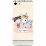 Husa silicon pentru Apple Iphone 6 Plus, Best Friends