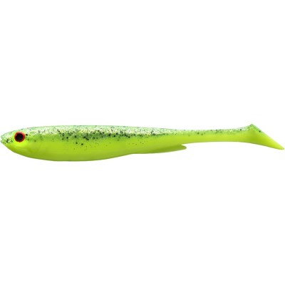 Shad Daiwa Prorex Slim Shady, Chartreuse Shoker, 7.5cm, 3.3g, 4buc/pac foto