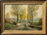 Tablou &ldquo;PASTORUL SI TURMA LUI&rdquo; &ndash; HEYDENDAHL, Ludwig August (1876&ndash;1960)