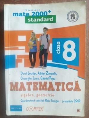 Matematica clasa a 8-a - Dorel Luchian, Adrian Zanoschi foto