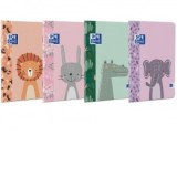 Caiet A5 Tip II, 24 file Oxford Kids, hartie Optik 80g/mp, diverse motive