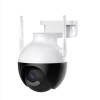 Camera de supraveghere smart, wireless, full HD, 4K, color night vision, compatibil cu iOS / Android, zoom digital x4, inregistrare video UHD, cu micr