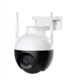 Camera de supraveghere smart, wireless, full HD, 4K, color night vision, compatibil cu iOS / Android, zoom digital x4, inregistrare video UHD, cu micr