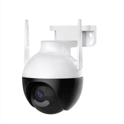 Camera de supraveghere smart, wireless, full HD, 4K, color night vision, compatibil cu iOS / Android, zoom digital x4, inregistrare video UHD, cu micr foto