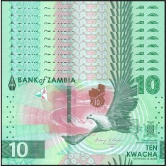 Zambia 2024 - 10 Kwacha, necirculata (10 bucati)