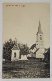 BISERICA DIN SIBIEL , CARTE POSTALA , INTERBELICA