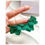 Cumpara ieftin Cercei Floare Verde, Viridia - 571493