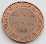 Elvetia Medalie, Centenarul Societății Nautice din Geneva