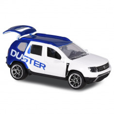 Masina Majorette Dacia Duster alb cu albastru foto