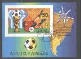 Korea 1978 Sport, Soccer, Football, imperf. sheet, used T.320