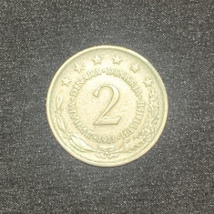 Moneda 2 dinari 1971 Iugoslavia
