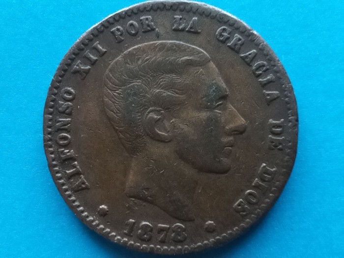 SPANIA-10 CENTIMOS 1878