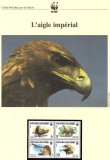 Macedonia 2001 - Vulturul Imperial de Est, set WWF, 6 poze, MNH(vezi descrierea)