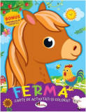 Ferma. Carte de colorat cu activități - Paperback - Dreamland Publications - Aramis