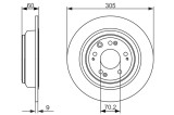 BOSCH 0 986 479 740 Disc frana