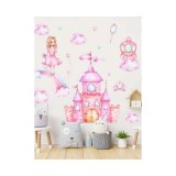 Cumpara ieftin Sticker Perete Autocolant Printesa de la Castel 85x118cm - 90454