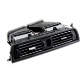 Cumpara ieftin Grila ventilare interior centrala completa BMW Seria 5 F10/F11, cromat, 64229209136, Negru, Edman