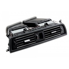 Grila ventilare interior centrala completa MOTOR10 BMW Seria 5 F10/F11, cromat, 64229209136, Negru