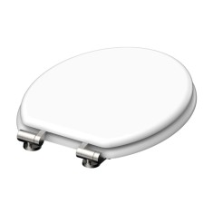 SCHUTTE Capac de toaleta WHITE, interior din lemn foto