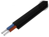 Cablu Electric 2x2,5mm&sup2; Cu Neecranat Gumat Negru 300V