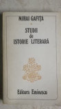 Mihai Gafita - Studii de istorie literara, 1979, Eminescu