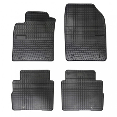 Set covorase auto din cauciuc Opel Vectra C Combi 2003-2008, Signum 2003-2008 presuri BestAutoVest, negre, 4 buc. foto