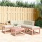 Gossi set mobilier de gradina cu perne, 5 piese, lemn masiv douglas