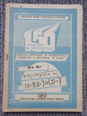 150 probleme de matematica admiterea in invatamantul superior admiterea in liceu