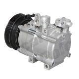 Compresor aer conditionat Hyundai Santa Fe (CM), 2000-2006, motorizare 2.0/2.7 V6, benzina; 2.0 CRDI, diesel, rola curea 125 mm, 6 caneluri, tip Hell