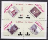 Ecuador 1990 turism vederi fauna trenuri MI bl.146 MNH