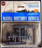 Nave 2 TRIBAL CLASS DESTROYERS 1/1200 kit AIRFIX Vintage Naval History Marina M7 DIORAMA MACHETA FIGURINE ASAMBLARE HOBBY WWII, 1:1200