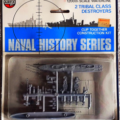 2 TRIBAL CLASS DESTROYERS 1/1200 kit AIRFIX Vintage Naval History Series M7