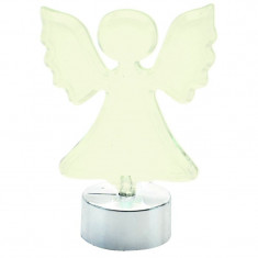 Figurina decorativa Ingeras, LED alb cald, 7x10 cm, acril, pentru interior foto