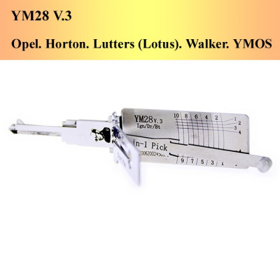 Decodor Lishi 2in1 Opel YM28 V.3 AutoProtect KeyCars foto