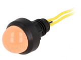 Lampă LED Control Portocalie 230VAC &Oslash;13mm IP40