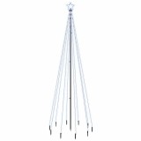 Cumpara ieftin Brad de Craciun, 310 LED-uri, alb rece, 300 cm, cu tarus