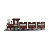Cumpara ieftin Trenulet decor Craciun metal multicolor 95x19x28 cm