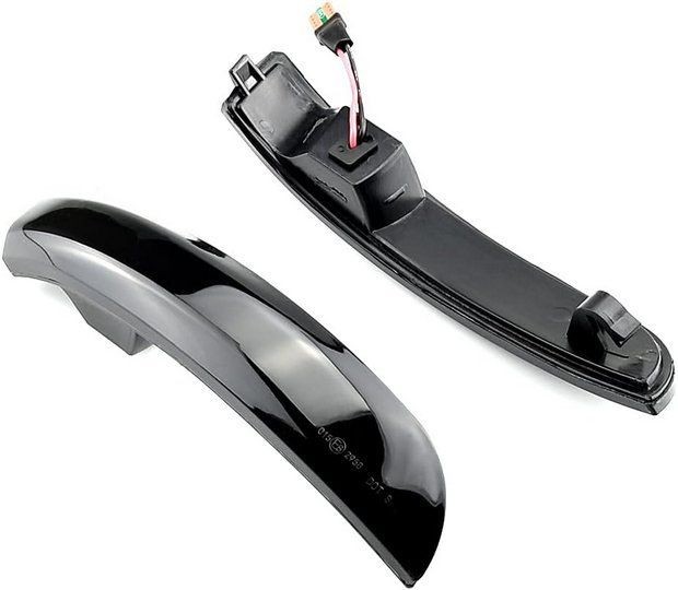 Set de 2 lampi led semnalizare dinamica/progresiva fumurie oglinda Xentech Light Ford Kuga si Ecosport
