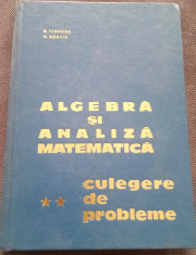 ALGEBRA SI ANALIZA MATEMATICA - D. FLONDOR - VOL. 2 foto